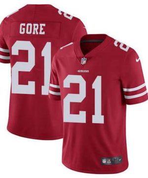 San Francisco 49ers 21 Frank Gore Red Vapor Untouchable Limited Stitched Jersey