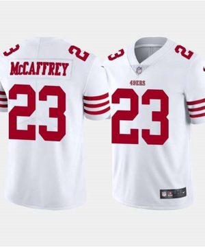 San Francisco 49ers 23 Christian McCaffrey White 2022 Vapor Untouchable Stitched Jersey