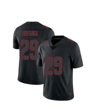 San Francisco 49ers 29 Talanoa Hufanga Black 2018 Fashion Impact Black Color Rush Stitched NFL Nike Limited Jersey 1