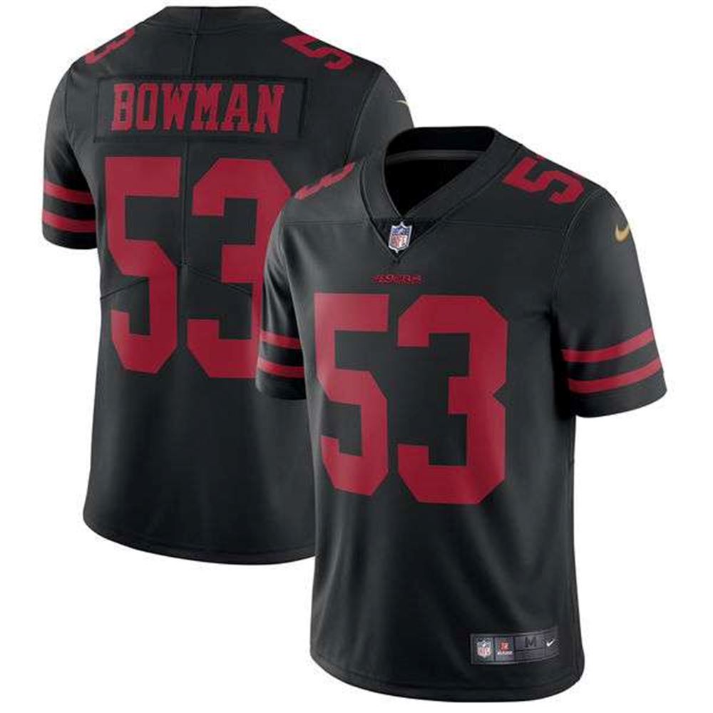 San Francisco 49ers #53 NaVorro Bowman Black Vapor Untouchable Limited Stitched NFL Jersey
