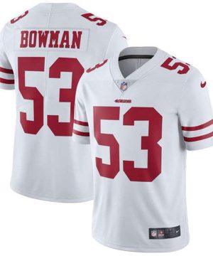 San Francisco 49ers 53 NaVorro Bowman Nike White Vapor Untouchable Limited Stitched NFL Jersey