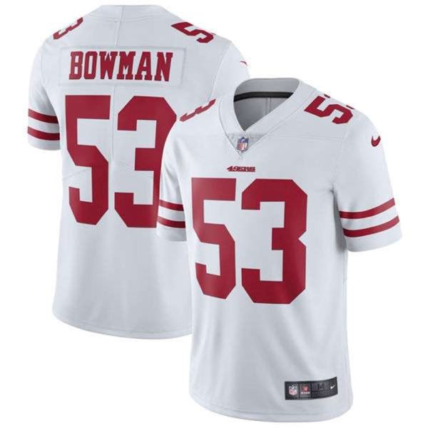 San Francisco 49ers 53 NaVorro Bowman Nike White Vapor Untouchable Limited Stitched NFL Jersey