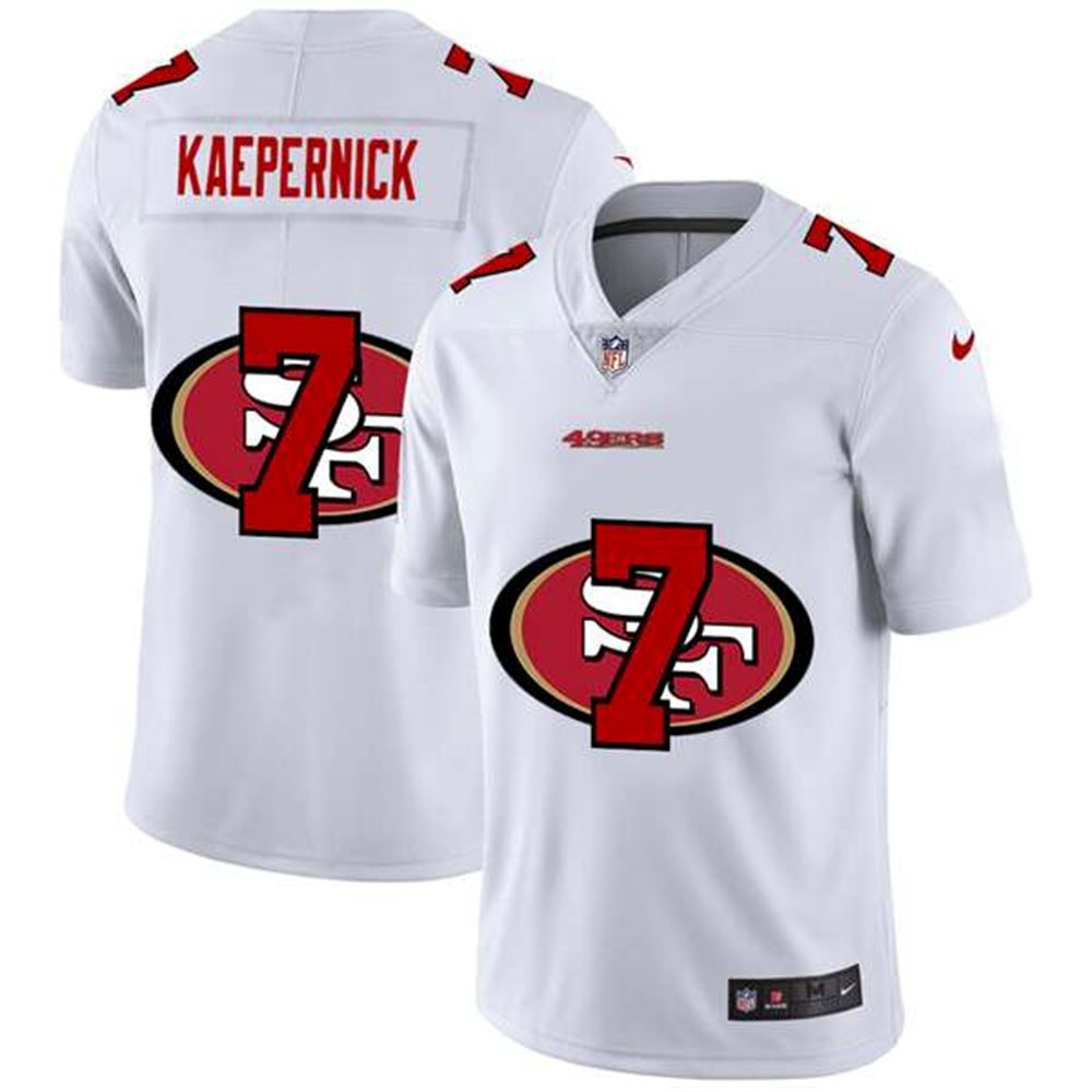 San Francisco 49ers #7 Colin Kaepernick White Stitched NFL Jersey