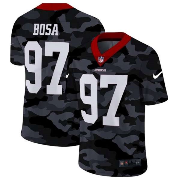 San Francisco 49ers 97 Nick Bosa 2020 Camo Limited Stitched NFL Jersey 1