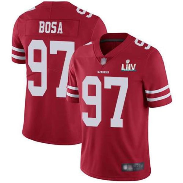 San Francisco 49ers 97 Nick Bosa Red Super Bowl LIV Vaper Untouchable Limited Stitched NFL Jersey