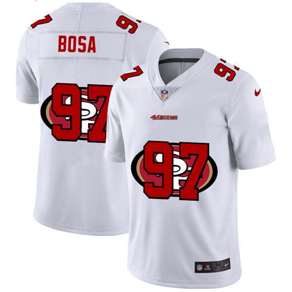 San Francisco 49ers #97 Nick Bosa White Stitched NFL Jersey