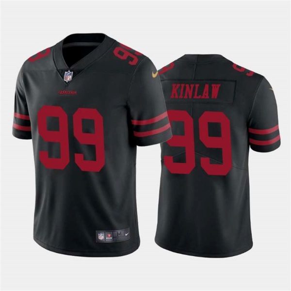 San Francisco 49ers 99 Javon Kinlaw Black Draft Vapor Limited Stitched NFL Jersey