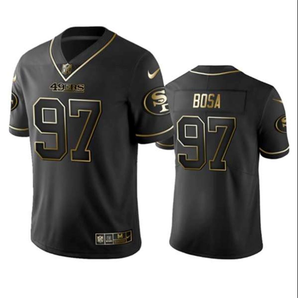 San Francisco 49ers ACTIVE PLAYER Black 2019 Golden Edition Limited Stitched NFL Jersey