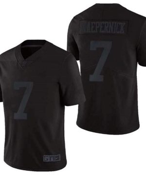 San Francisco 49ers Black 7 Colin Kaepernick Icon Stitched NFL Jersey