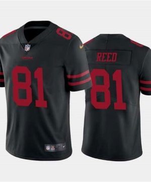 San Francisco 49ers Black Limited 81 Jordan Reed Football Alternate Vapor Untouchable Jersey