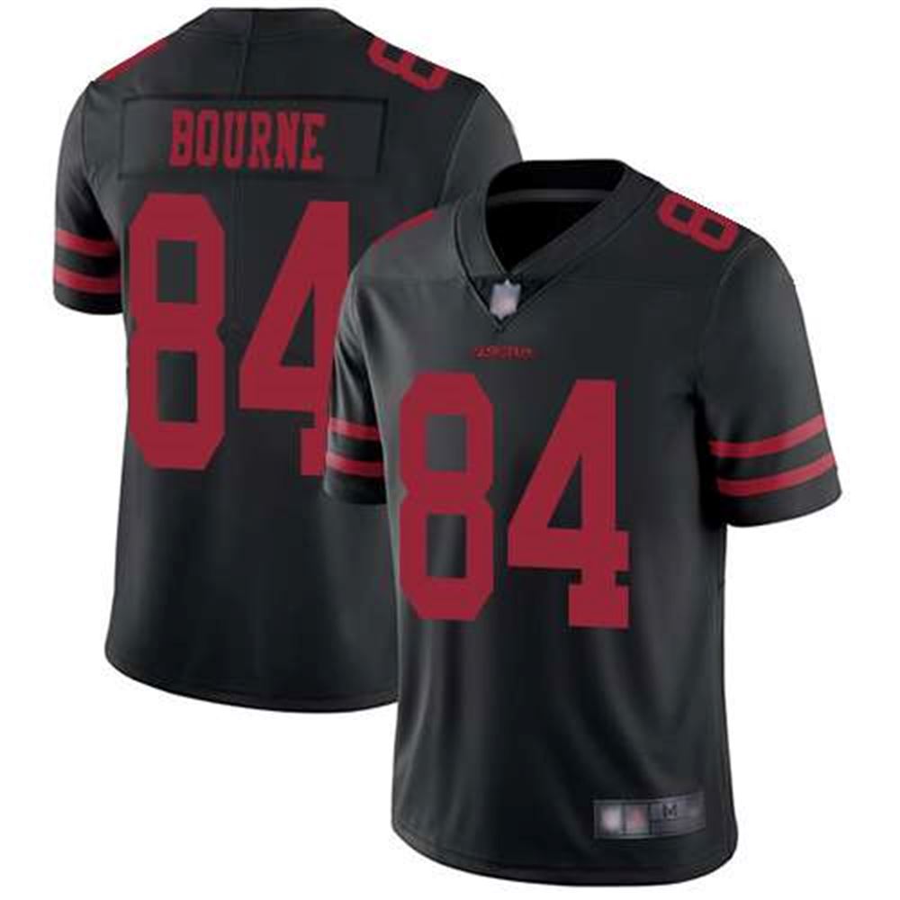 San Francisco 49ers Youth #84 Kendrick Bourne Black Limited Alternate Vapor Untouchable Jersey