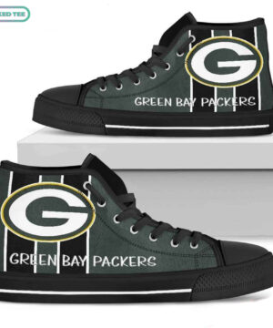 Steaky Trending Fashion Y Green Bay Packers High Top Shoes Sport Sneakers