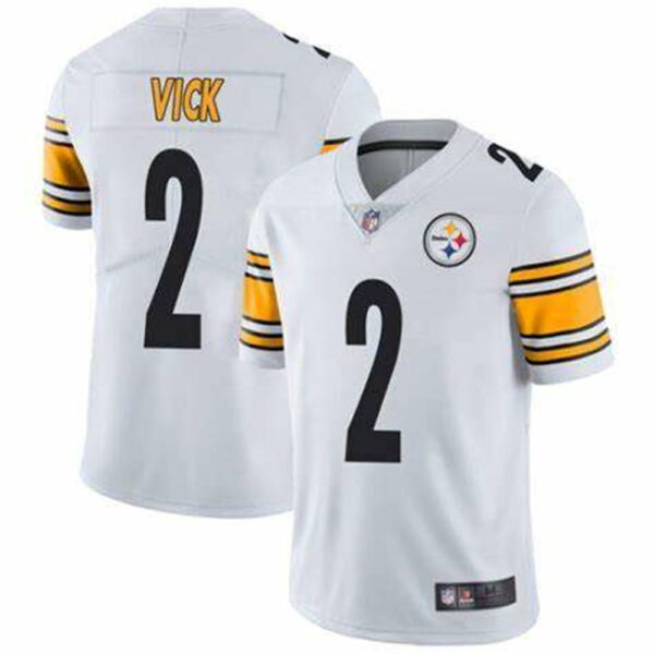 Pittsburgh Steelers 2 Michael Vick White Vapor Untouchable Limited Stitched NFL Jersey