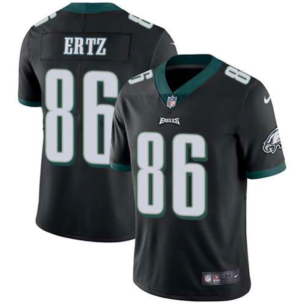 Philadelphia Eagles #86 Zach Ertz Black Alternate Men's Stitched NFL Vapor Untouchable Limited Jersey