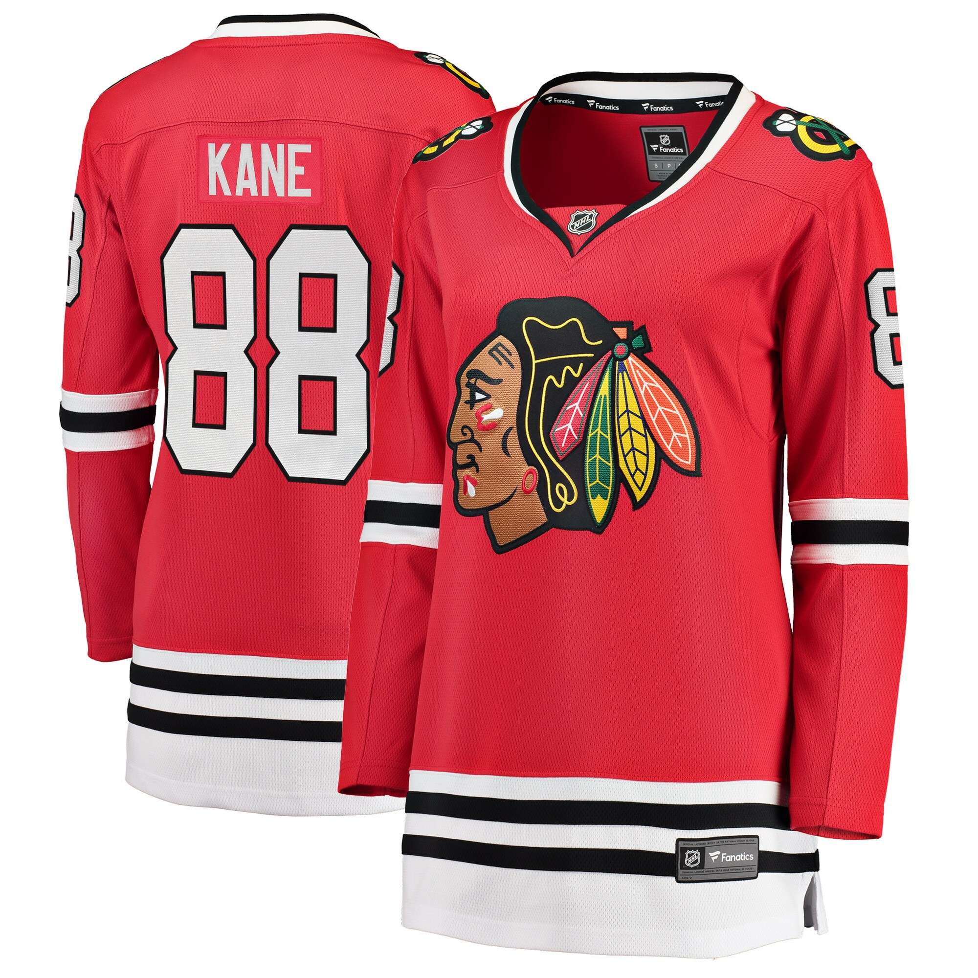 Women's Chicago Blackhawks Patrick Kane Fanatics Branded Red Home Breakaway Player Jersey