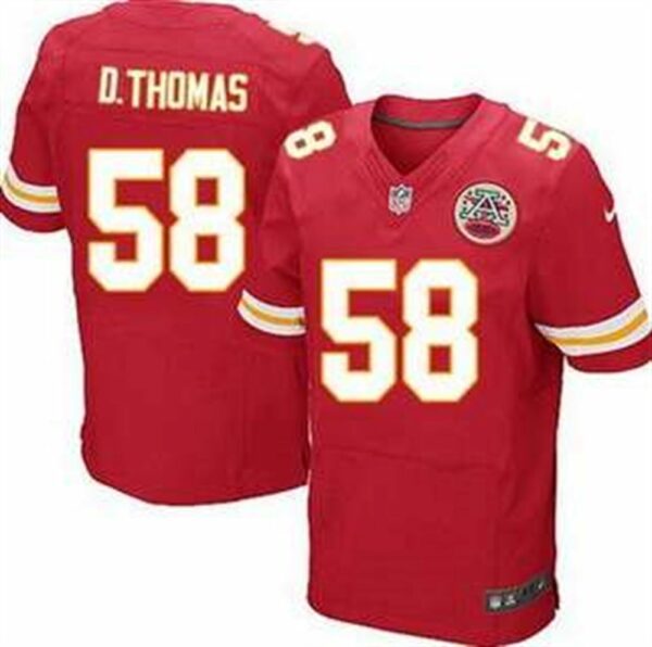 Kansas City Chiefs 58 Derrick Thomas Red Retired Player NFL Nike Elite Jersey