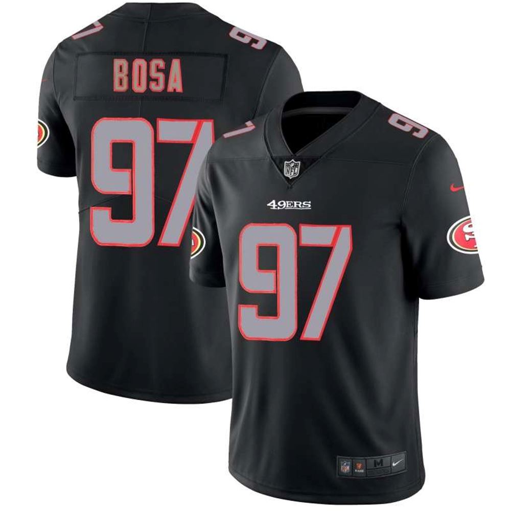 San Francisco 49ers #97 Nick Bosa Black Impact Limited Stitched NFL Jersey