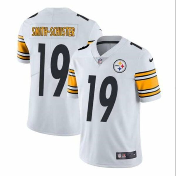 Nike Pittsburgh Steelers 19 JuJu Smith Schuster White Vapor Untouchable Limited Stitched NFL Jersey