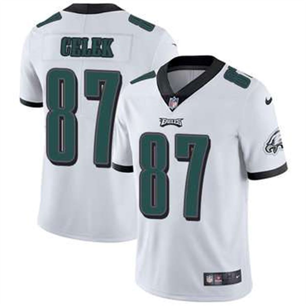 Philadelphia Eagles #87 Brent Celek White Men's Stitched NFL Vapor Untouchable Limited Jersey