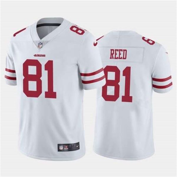 San Francisco 49ers White Limited 81 Jordan Reed Football Road Vapor Untouchable Jersey