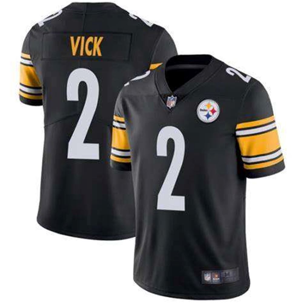 Pittsburgh Steelers #2 Michael Vick Black Vapor Untouchable Limited Stitched NFL Jersey
