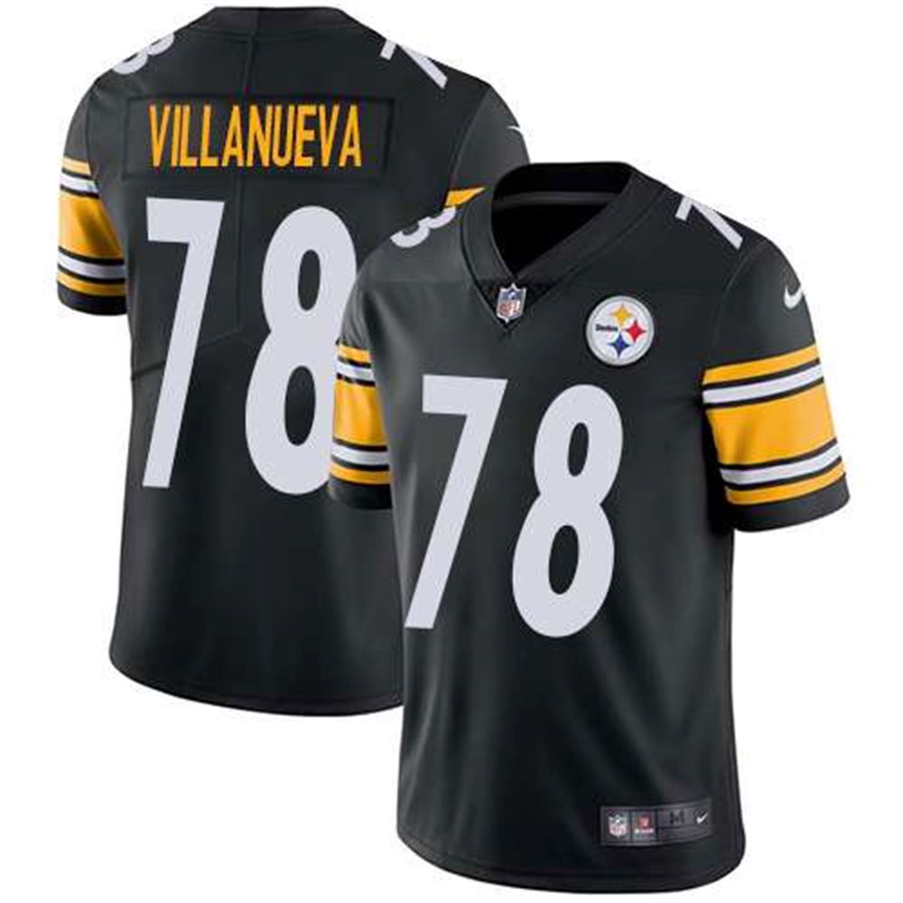 Pittsburgh Steelers #78 Alejandro Villanueva Black Team Color Men's Stitched NFL Vapor Untouchable Limited Jersey