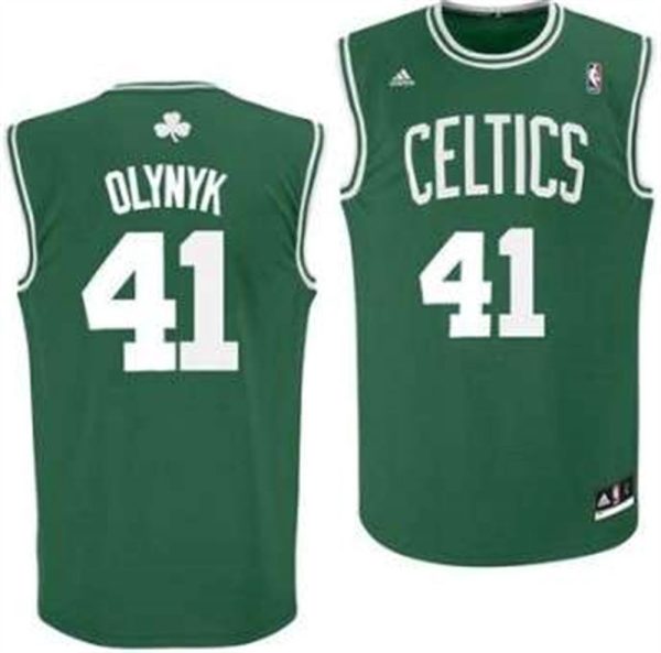 Boston Celtics 41 Kelly Olynyk Green Swingman Jersey 1