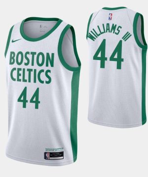 Boston Celtics 44 Robert Williams III White 2020 21 City Edition Swingman Stitched NBA Jersey