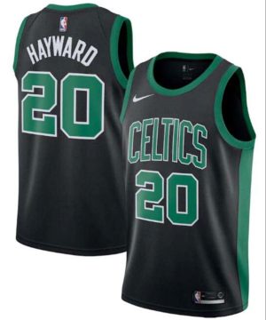 Boston Celtics Black 20 Gordon Hayward City Edition Stitched NBA Jersey