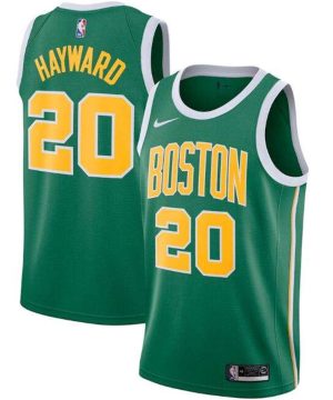 Boston Celtics Green 20 Gordon Hayward City Edition Stitched NBA Jersey