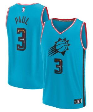 Chris Paul Phoenix Suns Fanatics Branded 2022 23 Fastbreak City Edition Turquoise