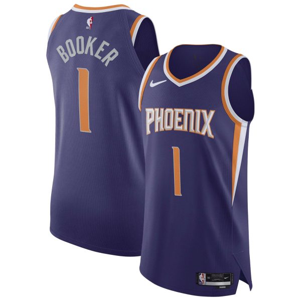 Devin Booker Phoenix Suns Nike 2022 23 Authentic Player Purple Icon Edition Jersey