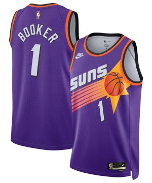 Devin Booker Phoenix Suns Nike 2022 23 Swingman Purple Classic Edition Jersey