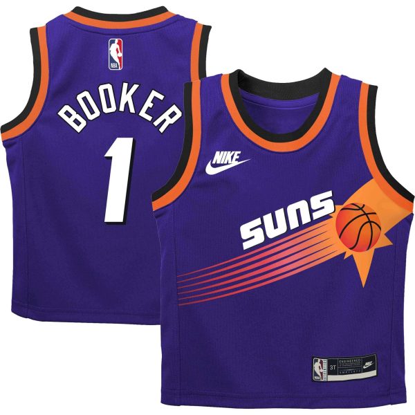 Devin Booker Phoenix Suns Nike Preschool 2022 23 Swingman Purple Classic Edition Jersey