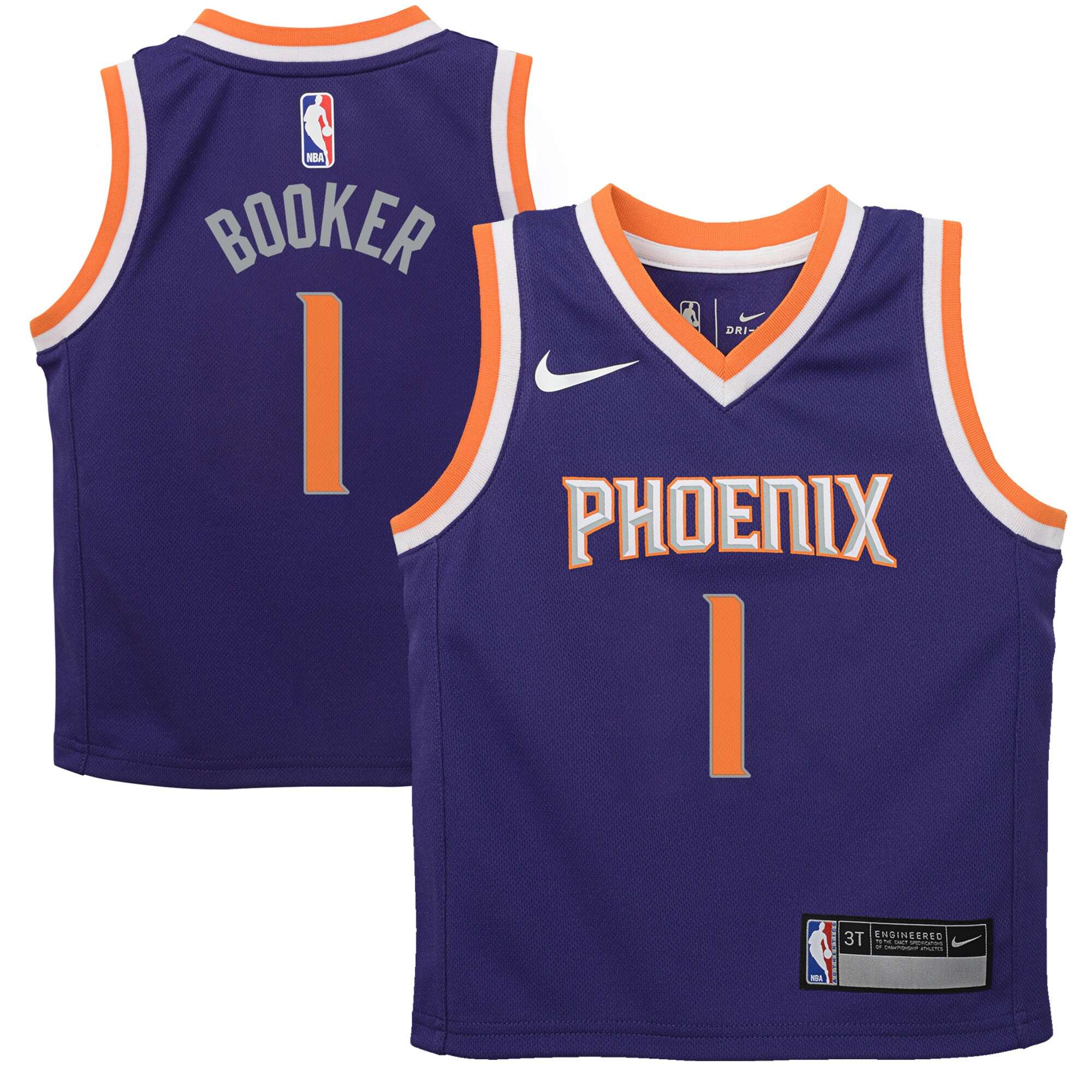 Devin Booker Phoenix Suns Toddler Replica Purple Icon Edition Jersey