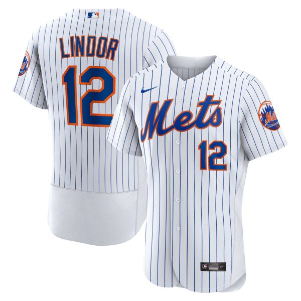 Francisco Lindor New York Mets Nike Home Authentic Player White Jersey