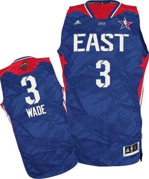Heat 3 Dwyane Wade Blue 2013 All Star Stitched NBA Jersey