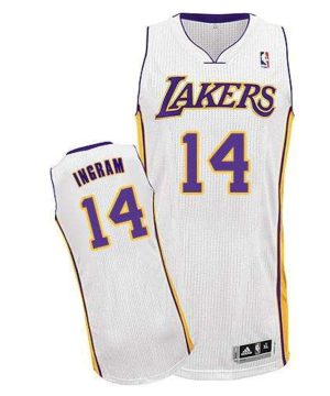 Lakers 14 Brandon Ingram White Stitched NBA Jersey
