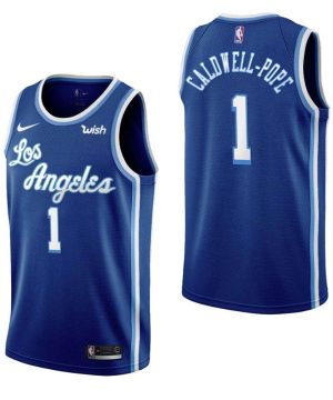 Los Angeles Lakers 1 Kentavious Caldwell Pope Blue 2019 20 Classic Edition Stitched NBA Jersey