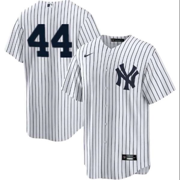 New York Yankees 44 Reggie Jackson White Cool Base Stitched Baseball Jersey