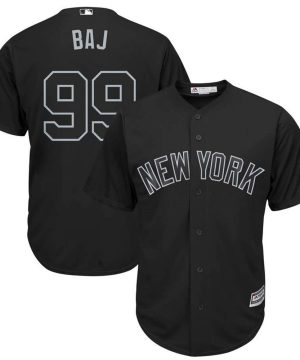 New York Yankees 99 Aaron Judge BAJ Black 2019 Players Weekend Player Jersey