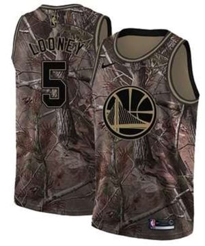 Nike Golden State Warriors 5 Kevon Looney Camo NBA Swingman Realtree Collection Jersey