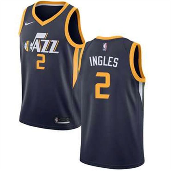 Nike Utah Jazz 2 Joe Ingles Navy NBA Swingman Icon Edition Jersey