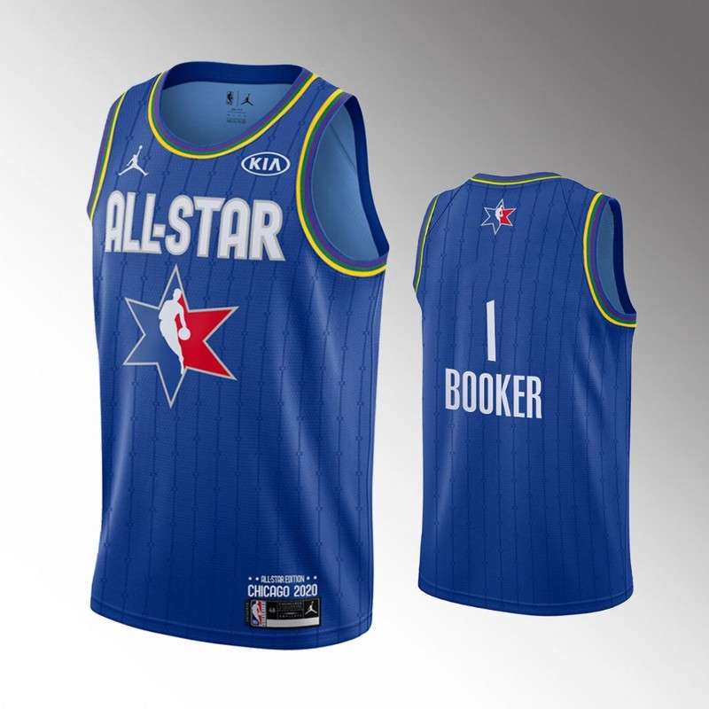 Suns 1 Devin Booker Blue 2020 NBA All-Star Jordan Brand Swingman Jersey