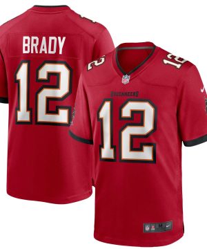 Tom Brady Tampa Bay Buccaneers Game Red Jersey 1