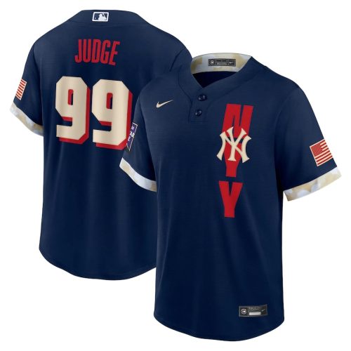 New York Yankees Aaron Judge Nike Navy 2021 MLB All Star Jersey