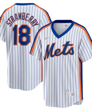 Darryl Strawberry New York Mets Nike Home Cooperstown Collection Player Jersey White