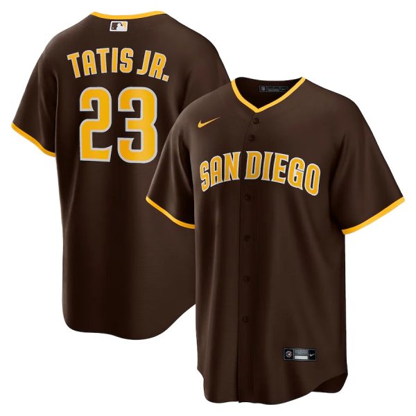 Fernando Tatis Jr. San Diego Padres Nike Alternate Replica Player Jersey Brown