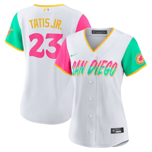 Fernando Tatis Jr. San Diego Padres Nike Womens 2022 City Connect Replica Player Jersey White