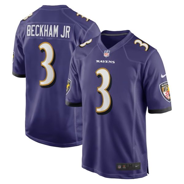 Odell Beckham Jr. Baltimore Ravens Nike Game Jersey Purple